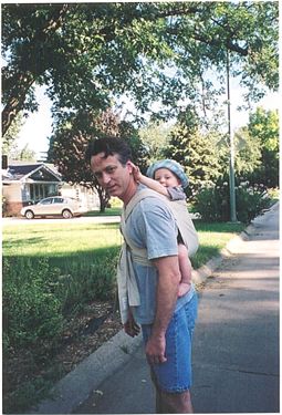 Grabbing dad's ear