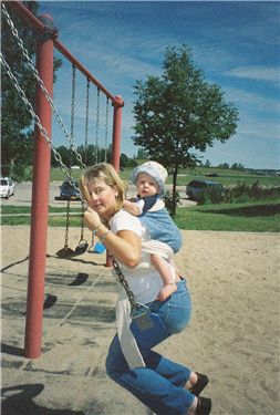 Swinging in our Windy Day