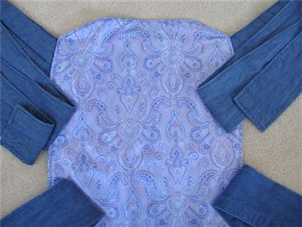 Periwinkle Paisley Brocade