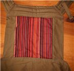 Luxe Stripe BH on choco straps (reversible)
