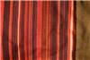 Closeup of Luxe stripe on chocolate straps (the newer lighter brushed twill chocolate)