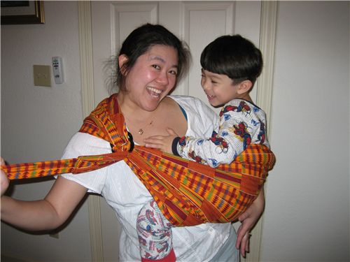 Mommy, maybe that carrier is so big because you're supposed to carry ME!